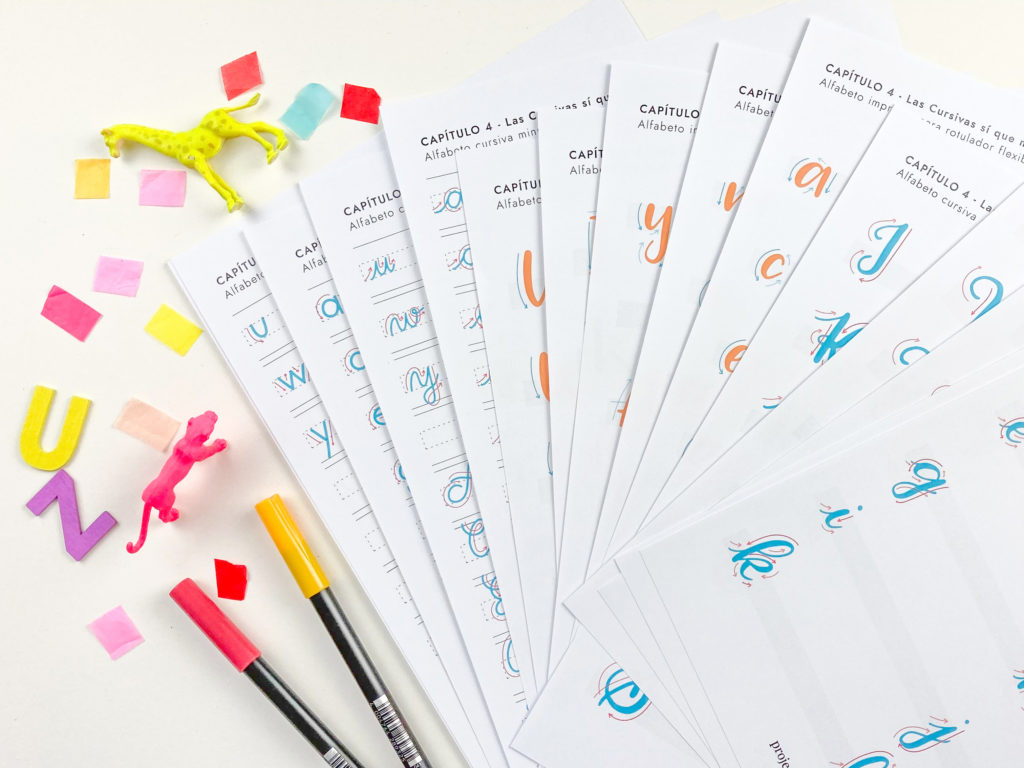 Escuela Project Party - Libro ABC del lettering para niños y niñas
