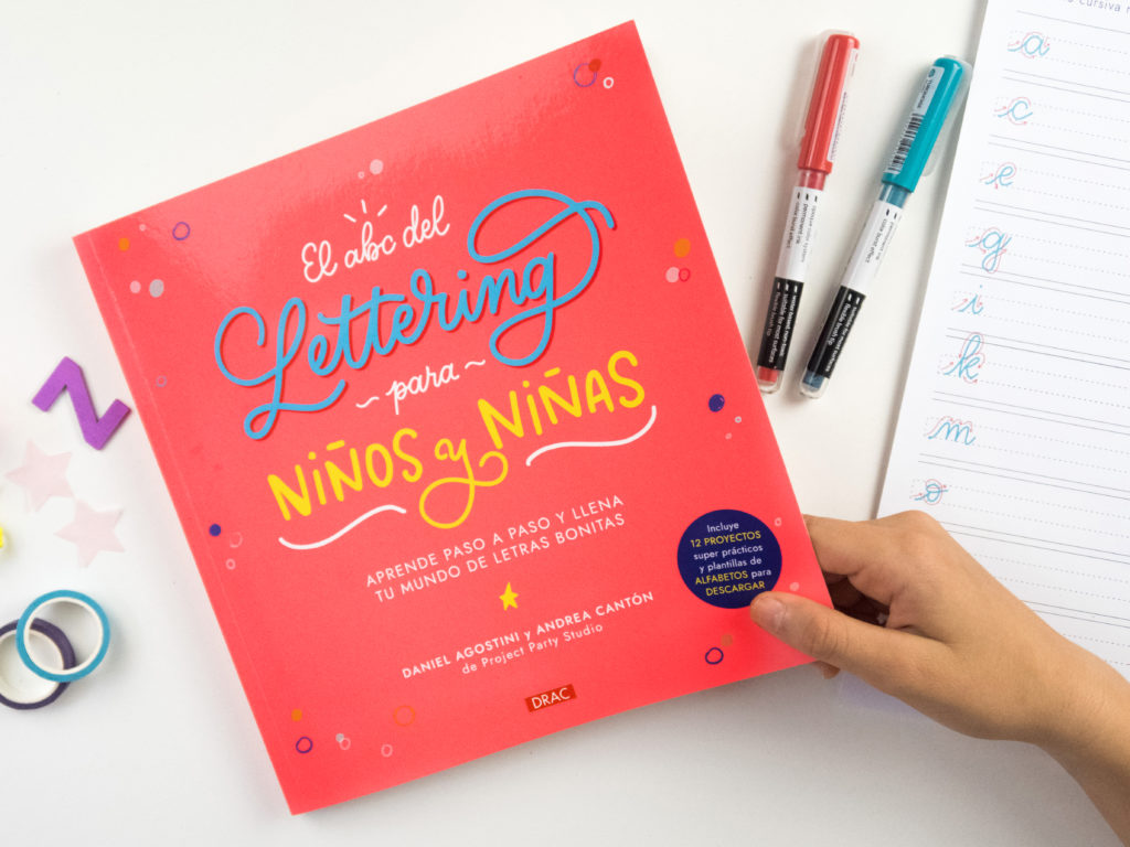 Escuela Project Party - Libro ABC del lettering para niños y niñas